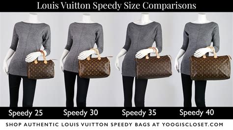 speedy bag louis vuitton sizes